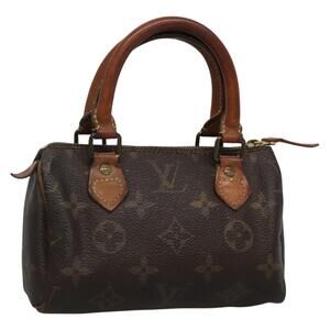 LOUIS VUITTON Monogram Mini Speedy Hand Bag M41534